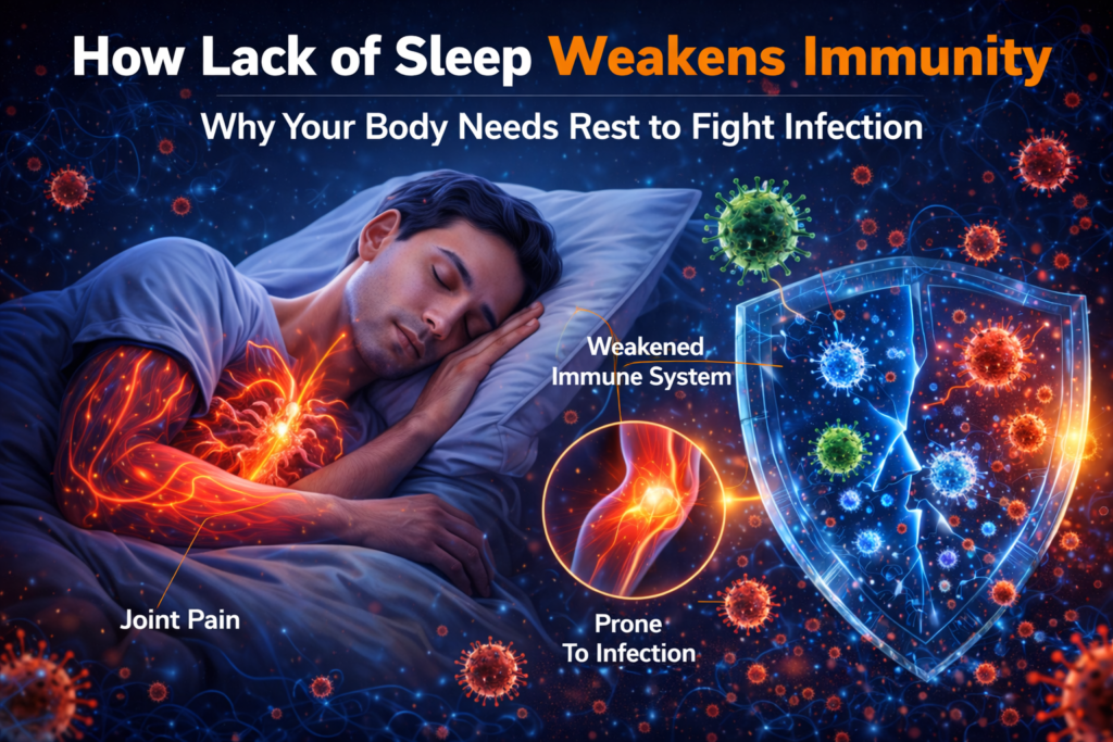 immune system cytokine response during sleep" or alt="natural killer cells attacking virus