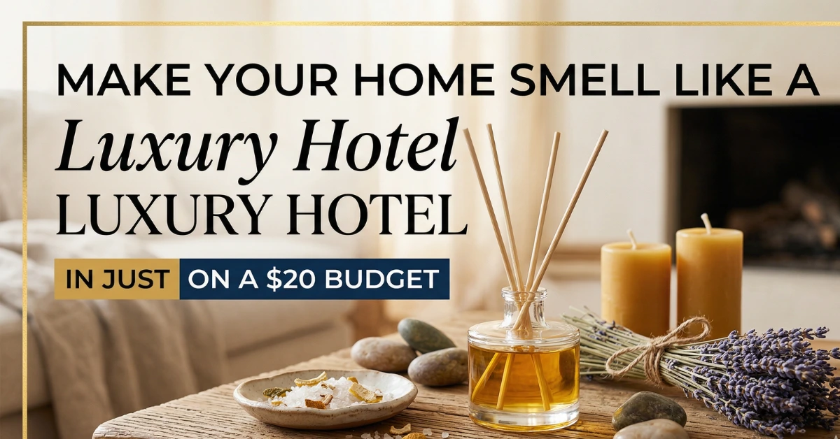 How to Make Your Home Smell Like a $1,000 Luxury Hotel (On a $20 Budget)