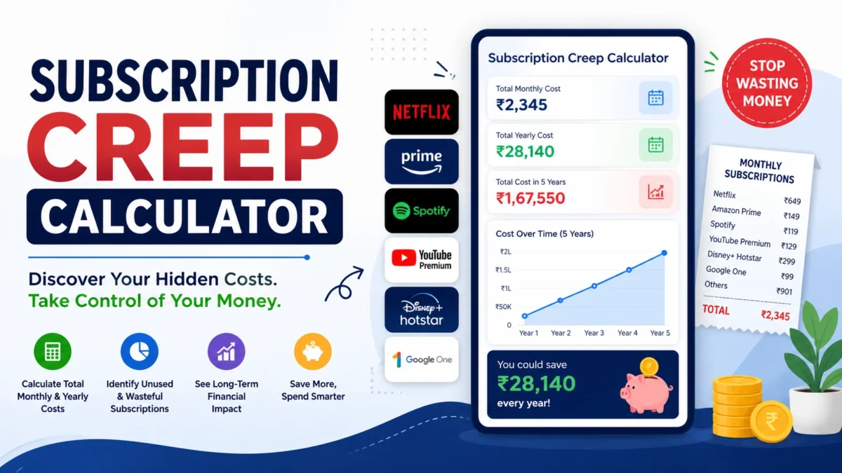 Subscription Creep Calculator